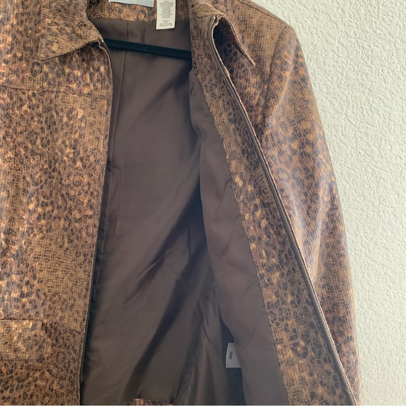 Alfred Dunner Animal Print Jacket - Picture 6 of 10